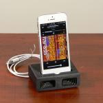 Acoustic Dock For Iphone 5 In Black - Amplifies..